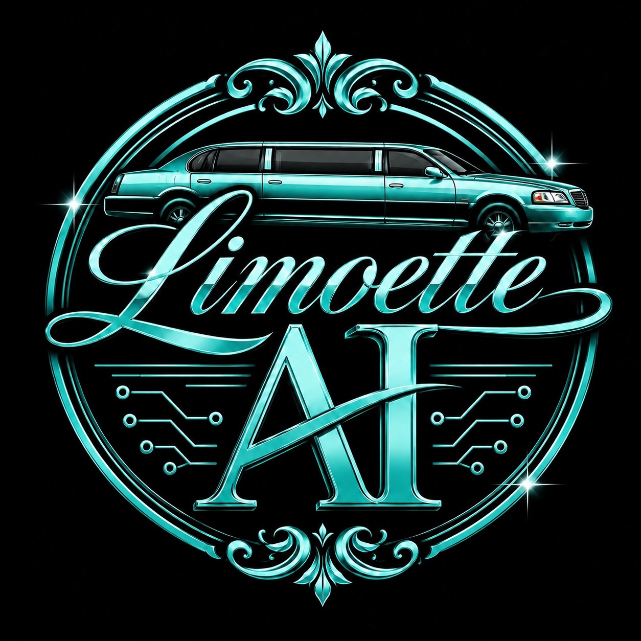 Limoette AI transportation intelligence emblem