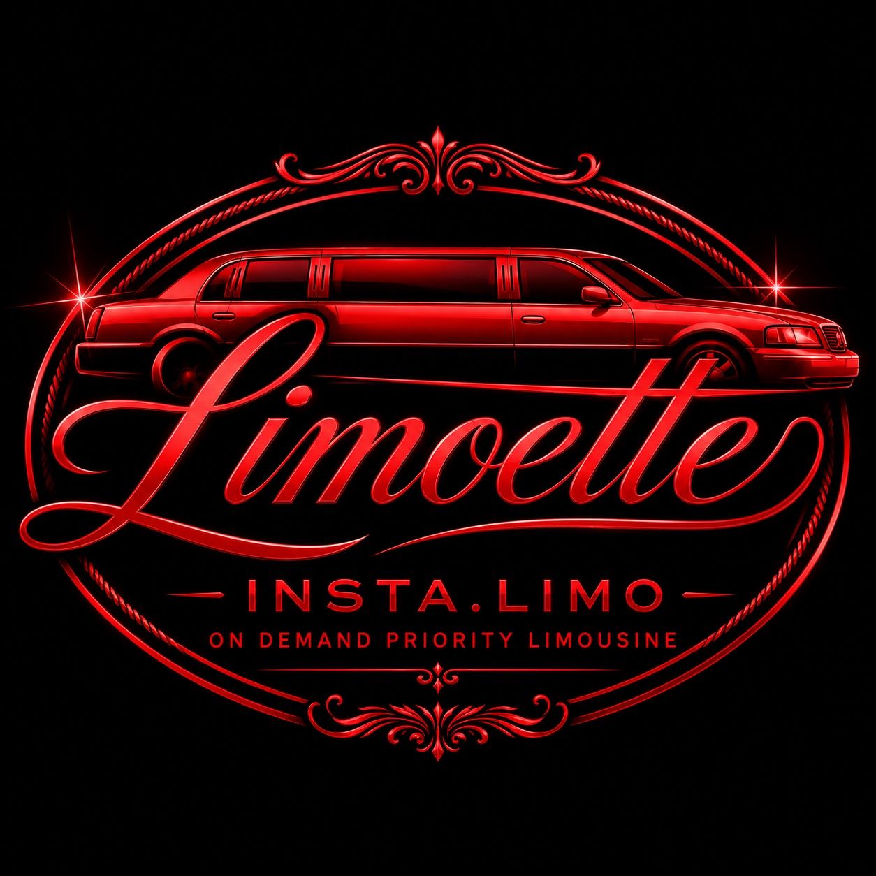 Insta Limo on demand priority limousine logo